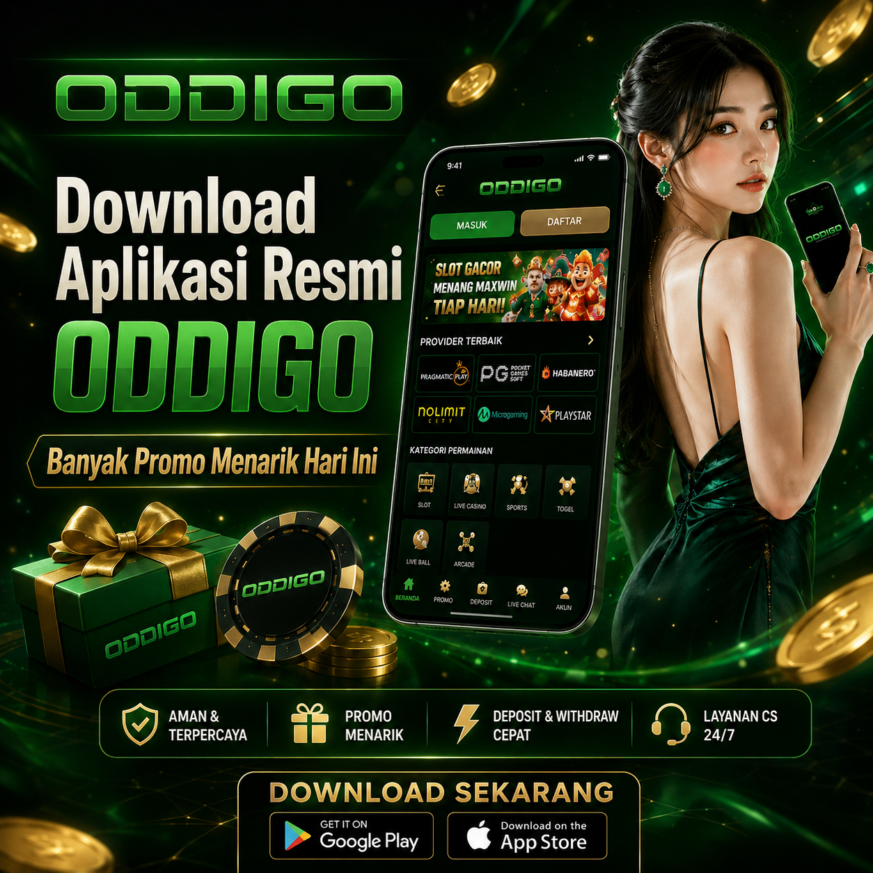 Download Aplikasi Resmi ODDIGO | Banyak Promo Menarik Hari Ini image 1